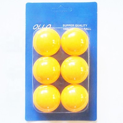 Promotion Sale Yellow White Orange Table Tennis Balls Custom 3 4 5 6 10 12 Packing Blister Plastic Ping Pong Balls