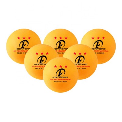 Wholesale Table Tennis Ball Orange Customization ABS 40+ 3 Star Ping Pong Balls for Training Competition