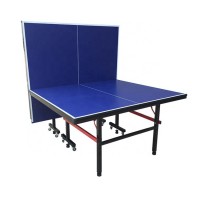 Konford Hot Supply 18MM Table Tennis Tables OEM Custom Foldable Ping-Pong Table With Wheels For Sports Training Equipment