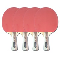 Hot sale 3 4 Star  Table Tennis Racket Customization retractable 4 pack set Three Four Star Ping-Pong Paddle Bat