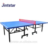 Hot selling cheap Outdoor waterproof portable folded table tennis table with wheel