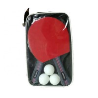 Factory wholesale price - 2 table tennis rackets - 3 ping pong balls - 1 bag (Both sides can be printed)